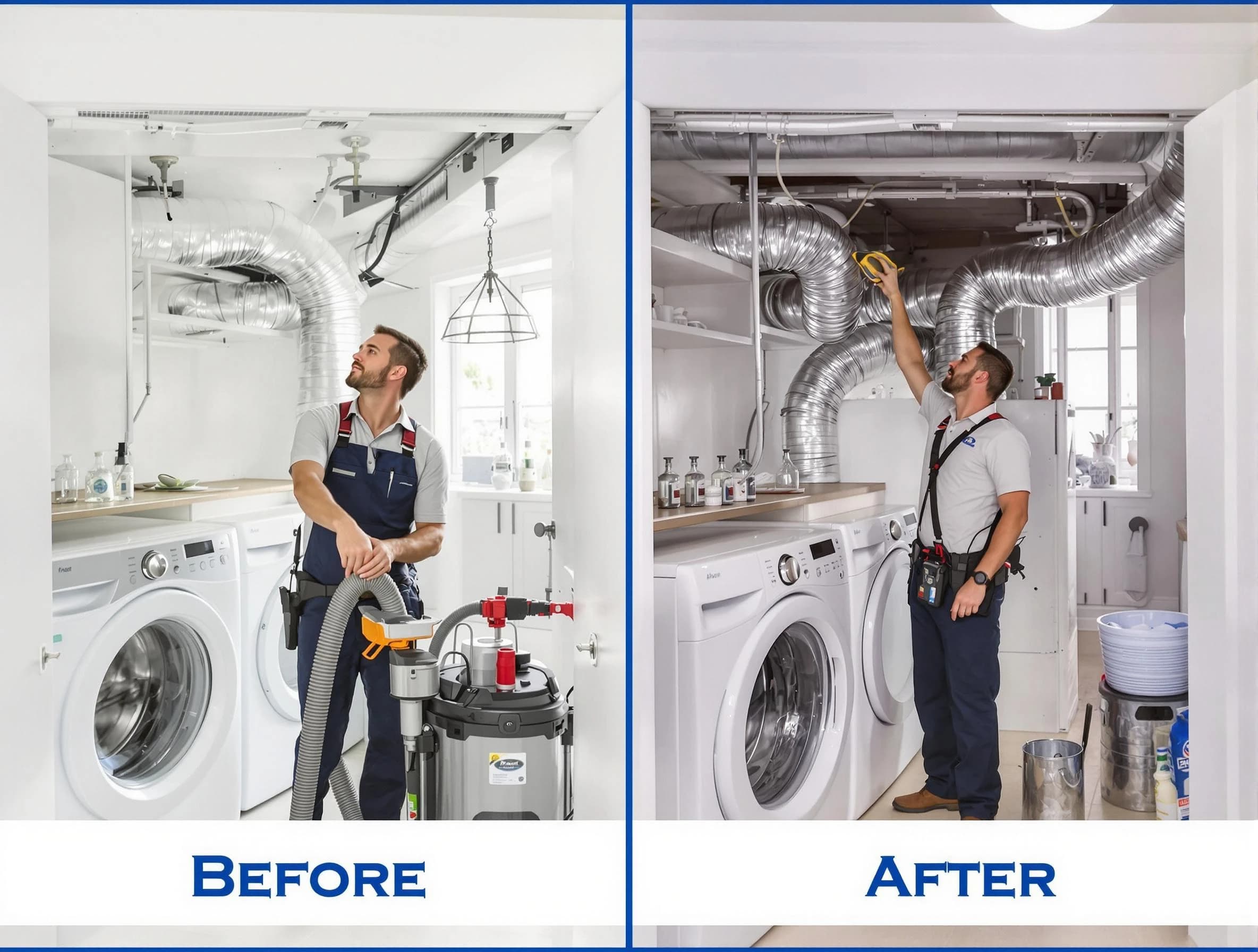 Expert gas dryer vent cleaning by Chelmsford Dryer Vent Cleaning in Chelmsford