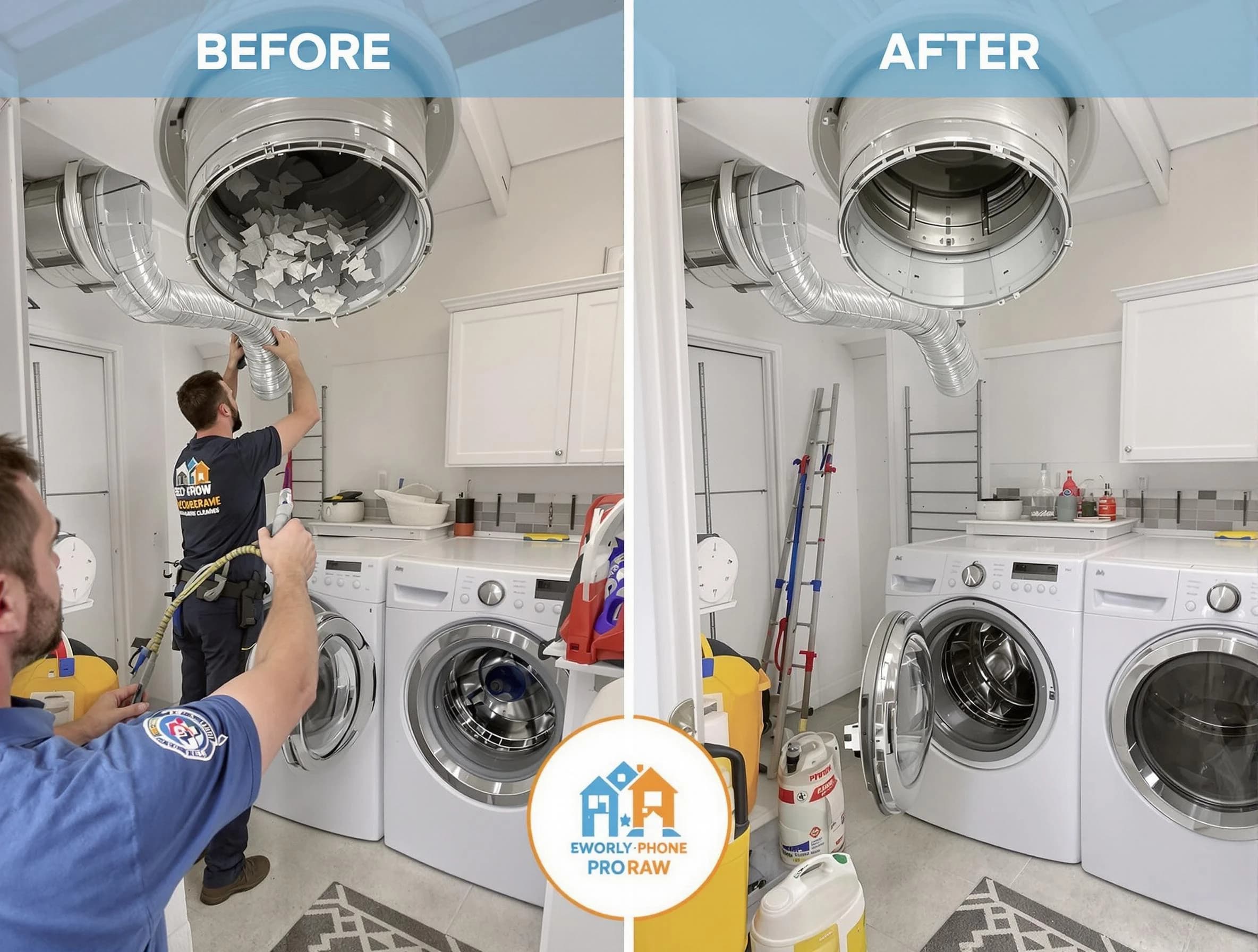 Residential dryer vent cleaning by Chelmsford Dryer Vent Cleaning in Chelmsford