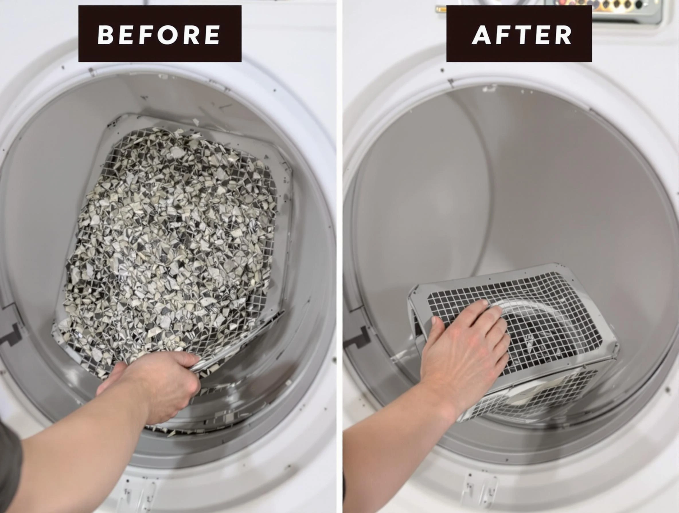 Professional lint trap cleaning by Chelmsford Dryer Vent Cleaning in Chelmsford