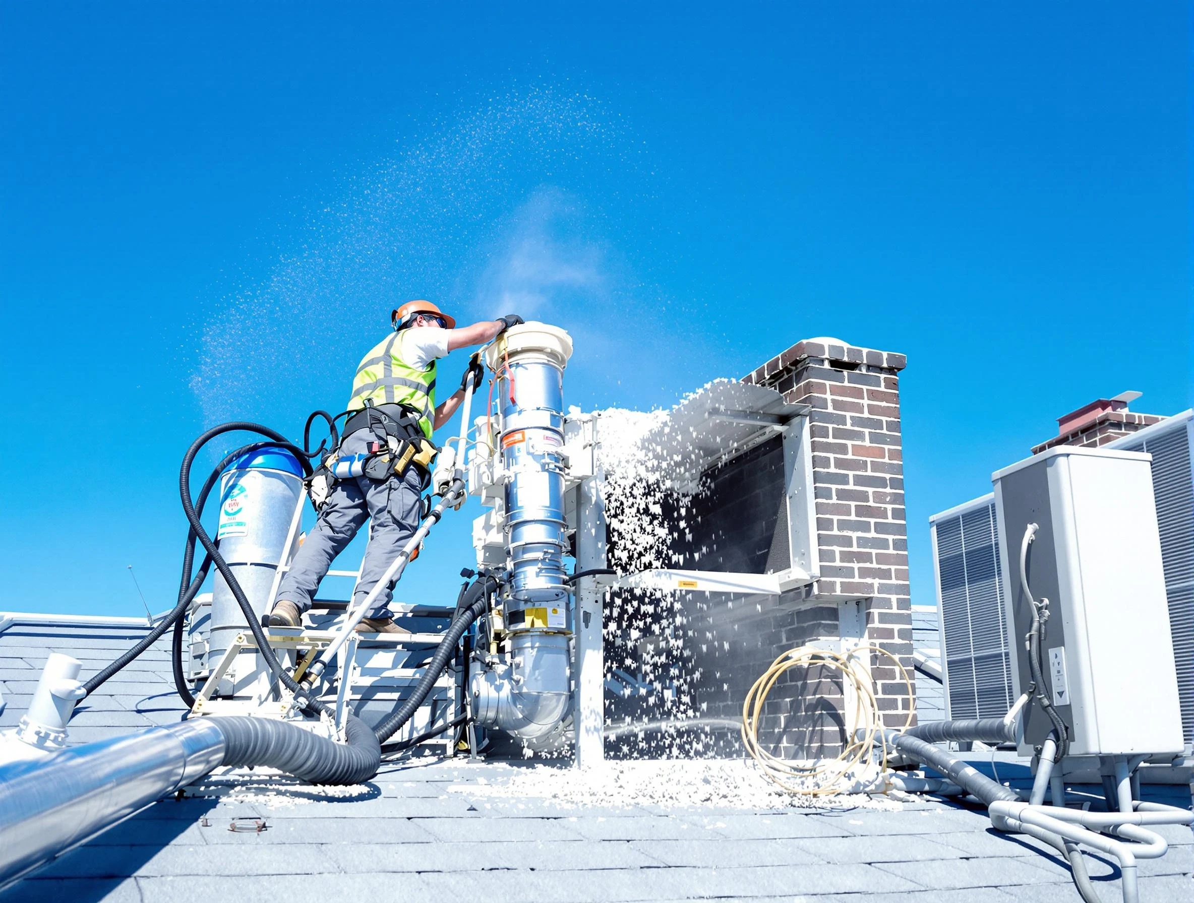 Expert roof dryer vent cleaning by Chelmsford Dryer Vent Cleaning in Chelmsford